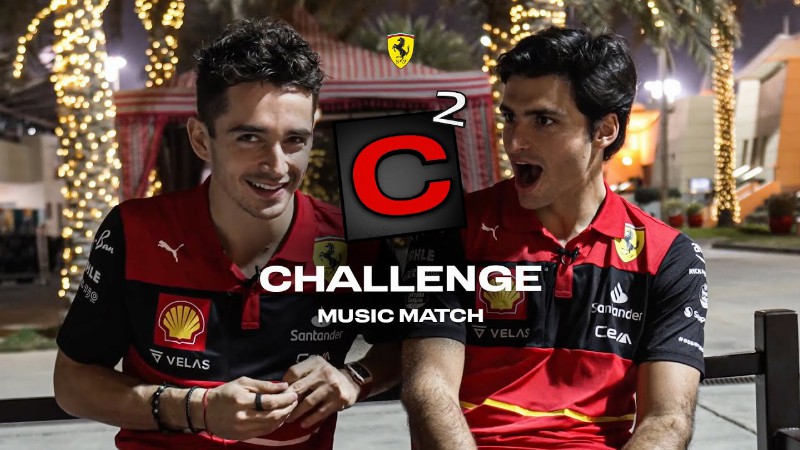 2022 C² Challenge : Music Match With Charles Leclerc And Carlos Sainz