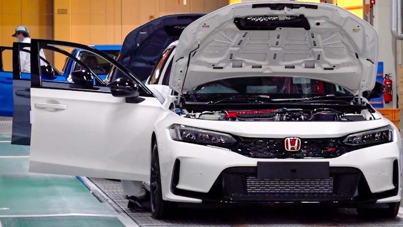 2023 Honda Civic Type R Production Line In Japan