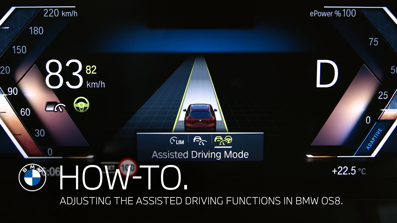 image 0 Assisted Driving Modes In Bmw Operating System 8 : Bmw How-to