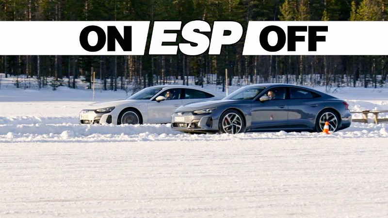 image 0 Audi E-tron Gt : Esp Off Vs. Esp On