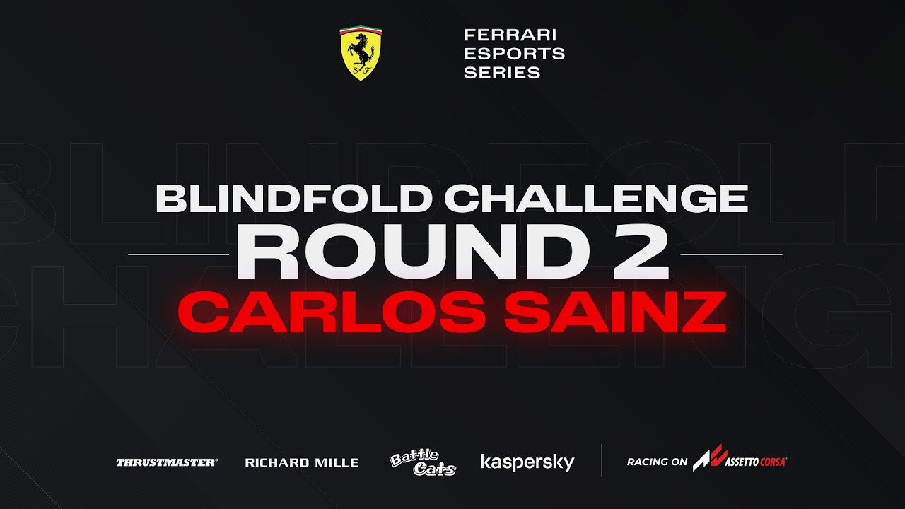 image 0 Blindfold Challenge With Carlos Sainz