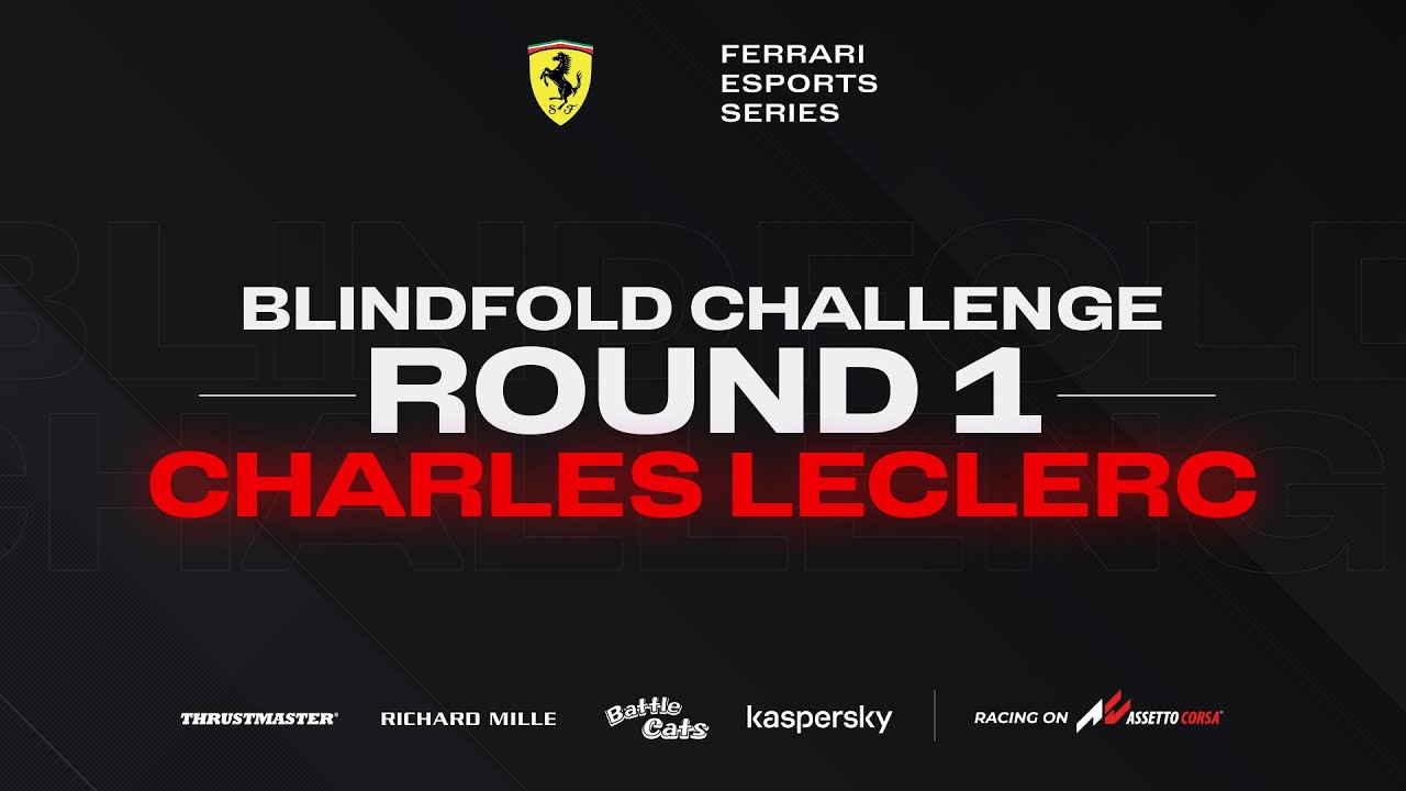 image 0 Blindfold Challenge With Charles Leclerc