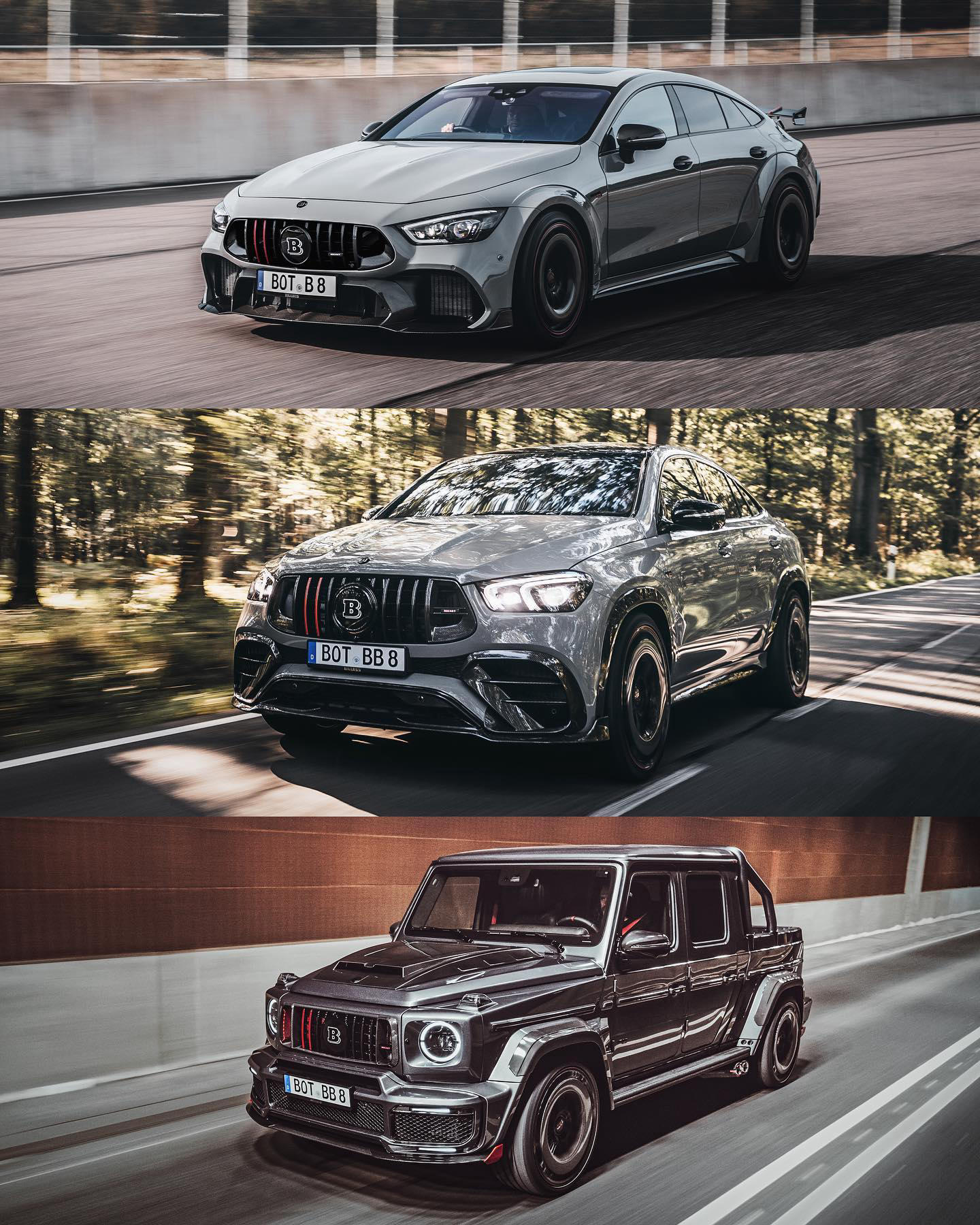 image  1 BRABUS - Three different signature BRABUS supercars, one legacy of high-performance