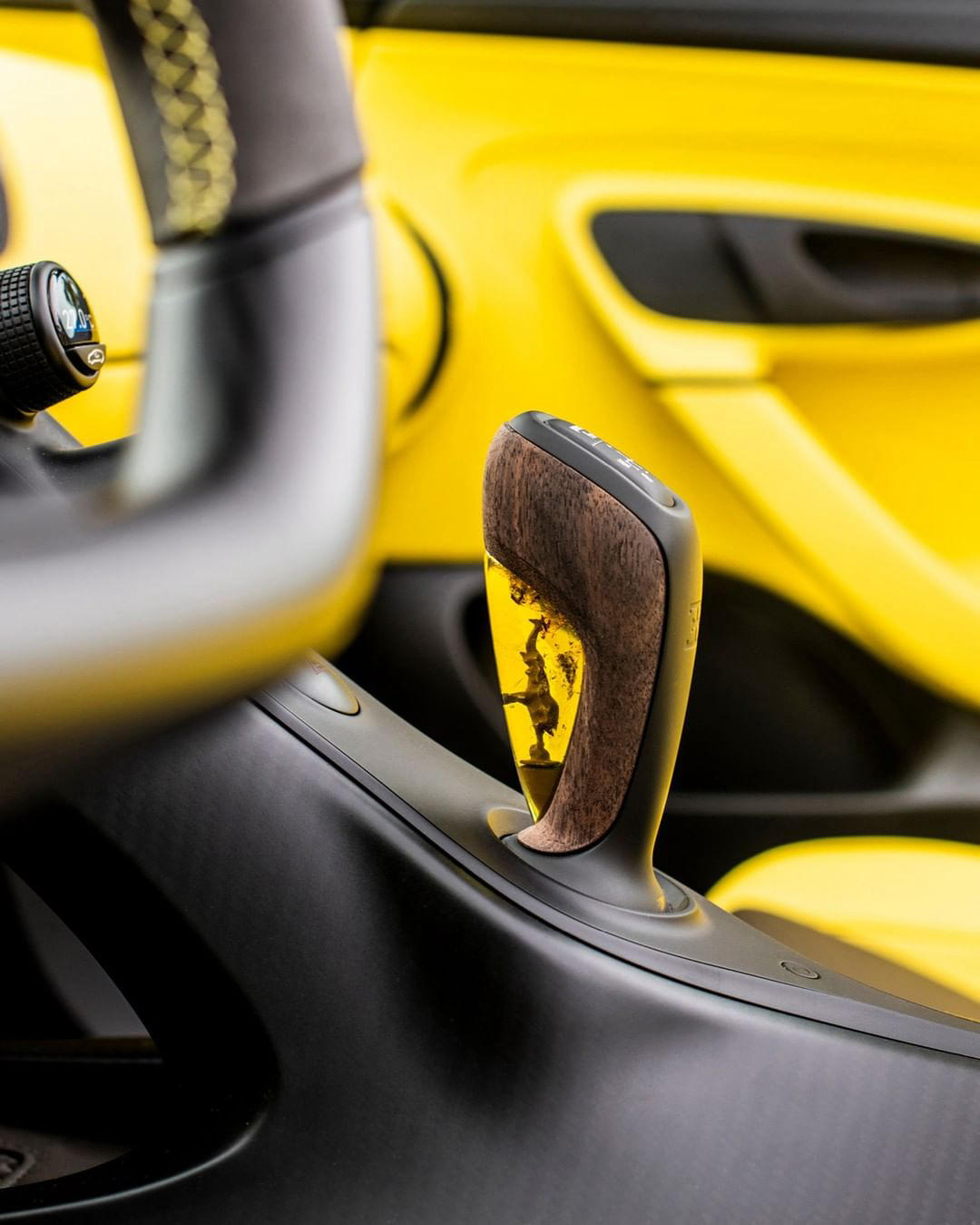 BUGATTI - Black and yellow is a duo-tone finish that can be traced throughout BUGATTI’s history