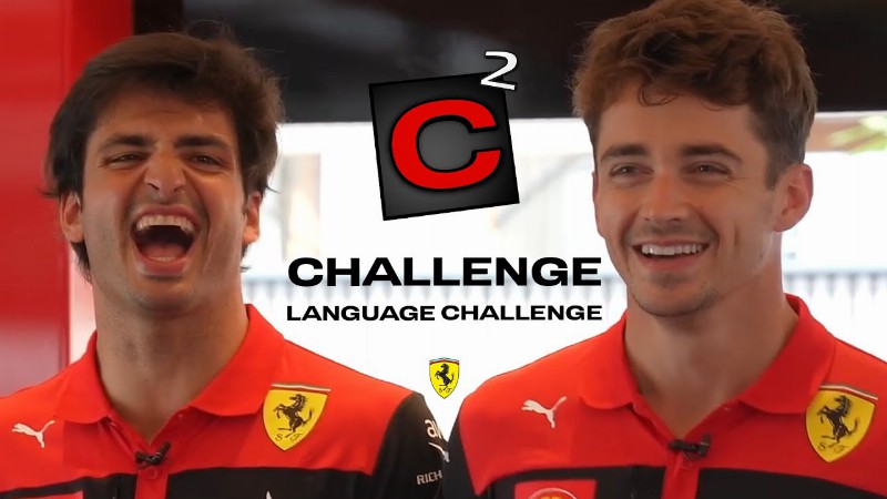 image 0 C² Challenge - Language Challenge With Carlos Sainz And Charles Leclerc