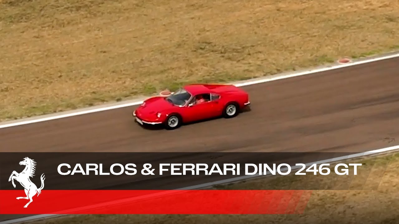 image 0 Carlos Sainz Driving A Ferrari Dino 246 Gt