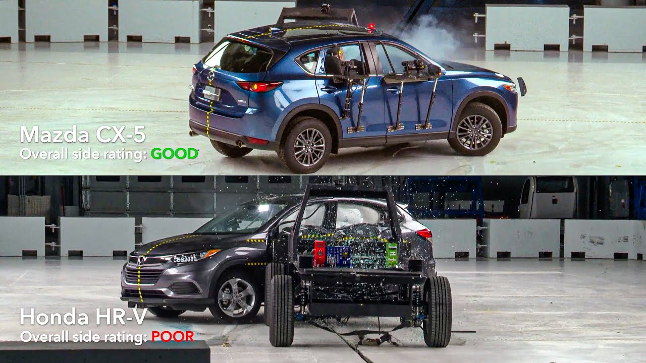 image 0 Crash Test – Honda Hr-v Vs. Mazda Cx-5 – Poor Rating Vs. Good Rating