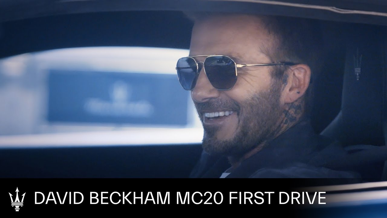 David Beckham Maserati Mc20 First Drive