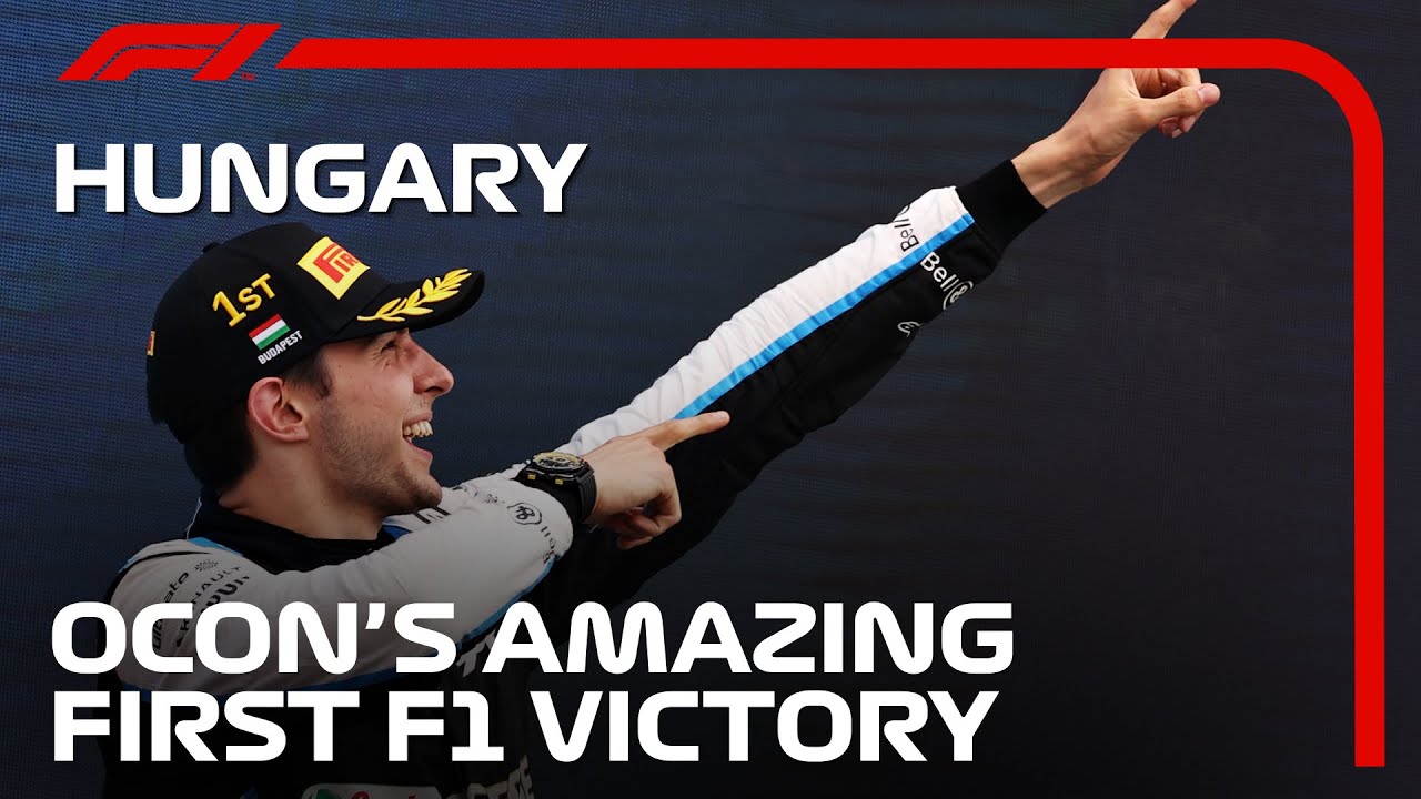 image 0 Esteban Ocon Claims Brilliant Maiden F1 Victory : 2021 Hungarian Grand Prix