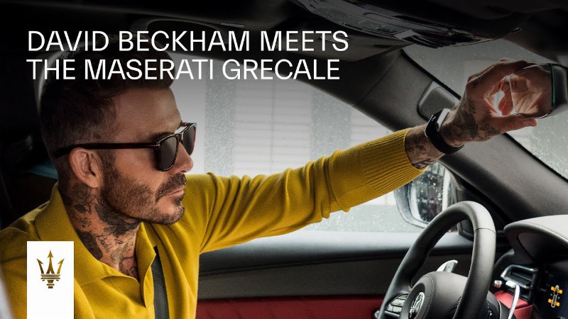 image 0 Everyday Exceptional. David Beckham Meets The Maserati Grecale For Fos 2022