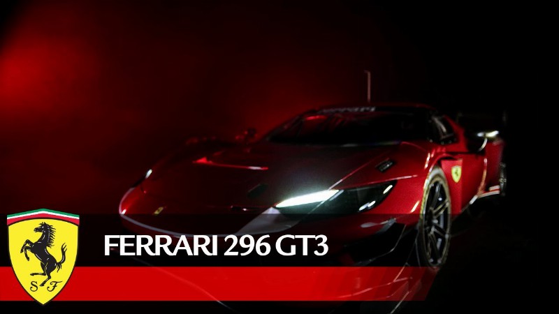 image 0 Ferrari 296gt3 Unveiled (official Video)