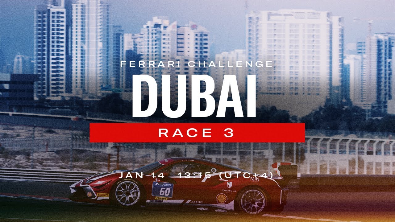 image 0 Ferrari Challenge Apac – Dubai Race 3