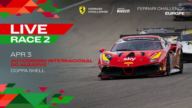 image 0 Ferrari Challenge Europe Coppa Shell - Portimão Race 2