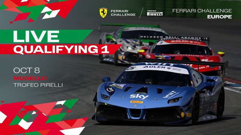 image 0 Ferrari Challenge Europe Trofeo Pirelli + Apac - Mugello Qualifying 1