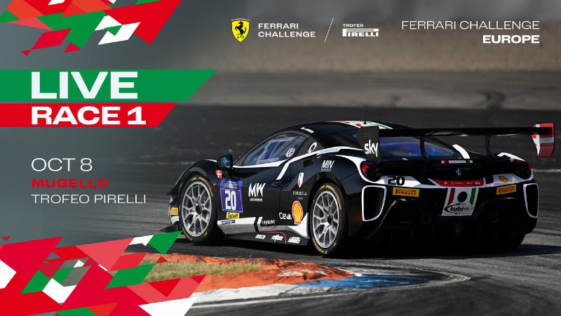 image 0 Ferrari Challenge Europe Trofeo Pirelli + Apac - Mugello Race 1