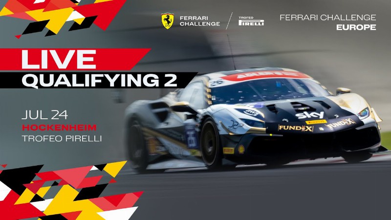 image 0 Ferrari Challenge Europe Trofeo Pirelli - Hockenheimring Qualifying 2
