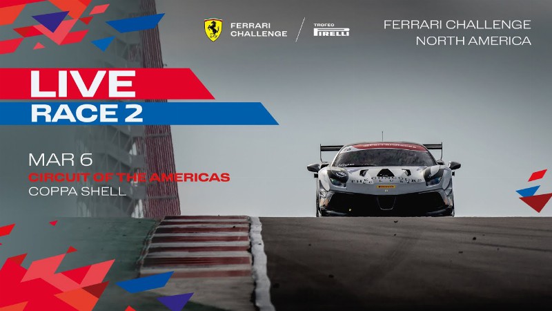 image 0 Ferrari Challenge North America Coppa Shell – Cota Race 2