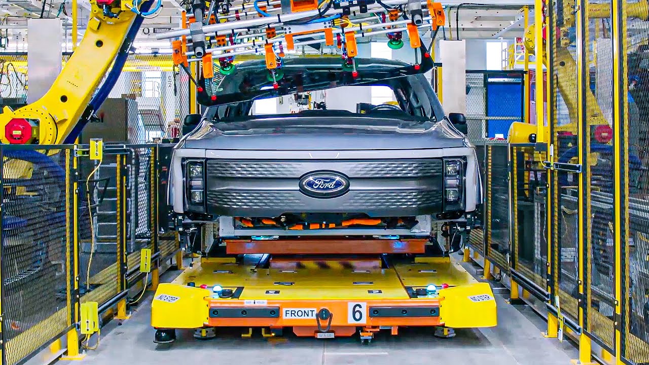 Ford F150 Lightning : Pre-production : Assembly Line Electric Powertrain And Torture Test