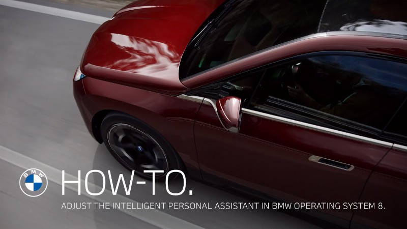 How-to Adjust The Intelligent Personal Assistant In Bmw Operating System 8.