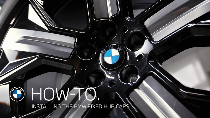 How-to. Installing The Bmw Fixed Hub Caps.