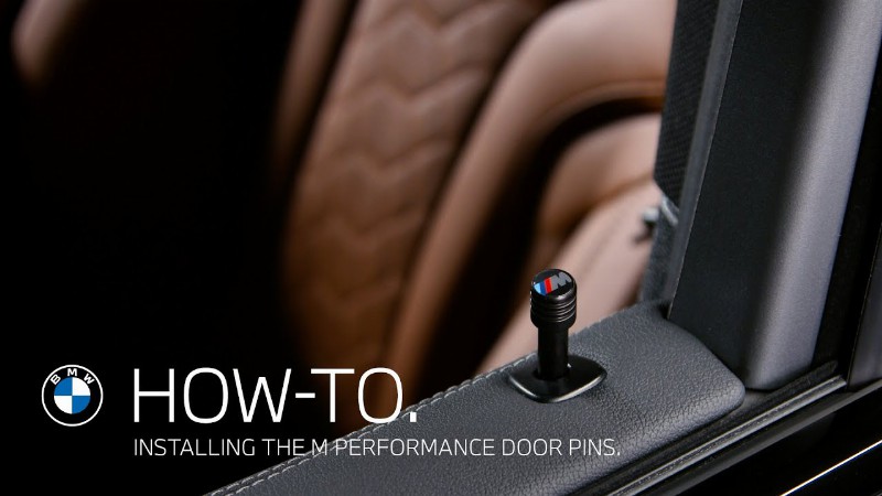 image 0 How-to. Installing The M Performance Door Pins.
