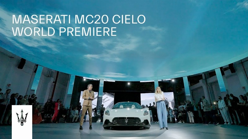 Maserati Mc20 Cielo. World Premiere