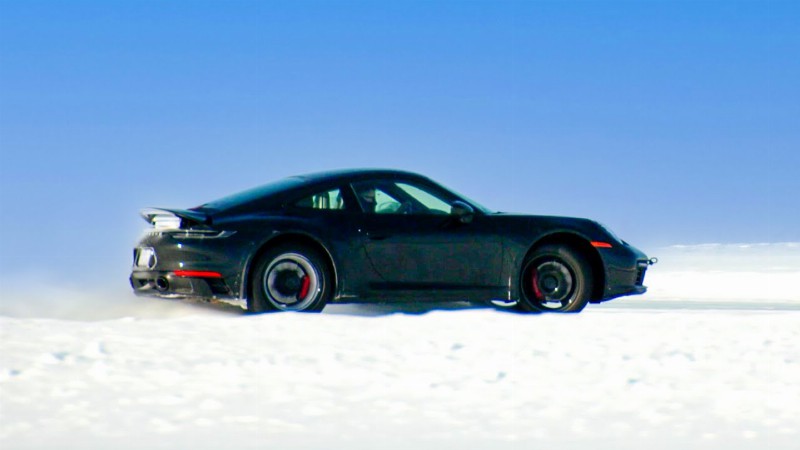 image 0 Porsche 911 Dakar On Snow And Ice