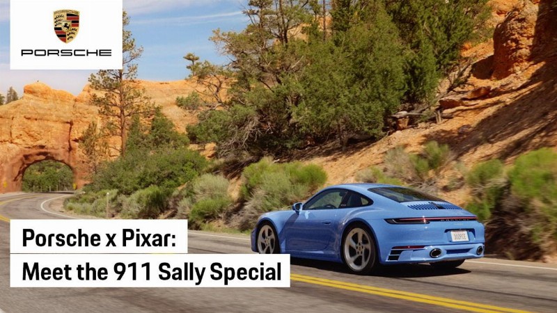 image 0 Porsche And Pixar Collaborate On A One-of-one Car: The Sally Special