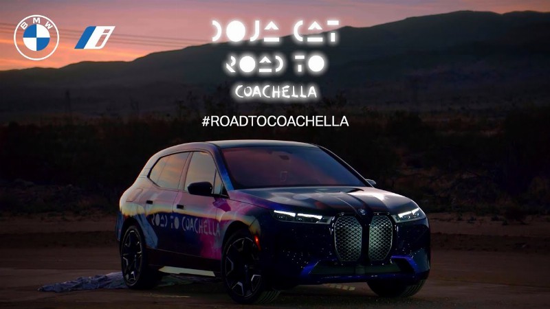image 0 Pulling Up Electric : #roadtocoachella 2022 With Doja Cat And The Bmw Ix