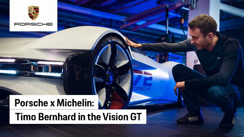 Racing On Virtual Michelin Tyres In The Porsche Vision Gran Turismo