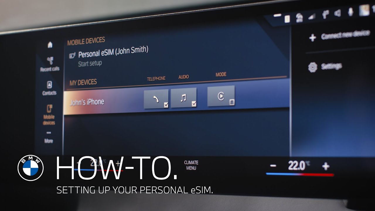 image 0 Setting Up Your Bmw Personal Esim - Bmw How-to