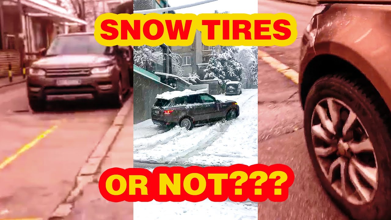 Snow Tires Or Not? Range Rover Sport Fails To Climb Snowy Street – The Truth Is Revealed!