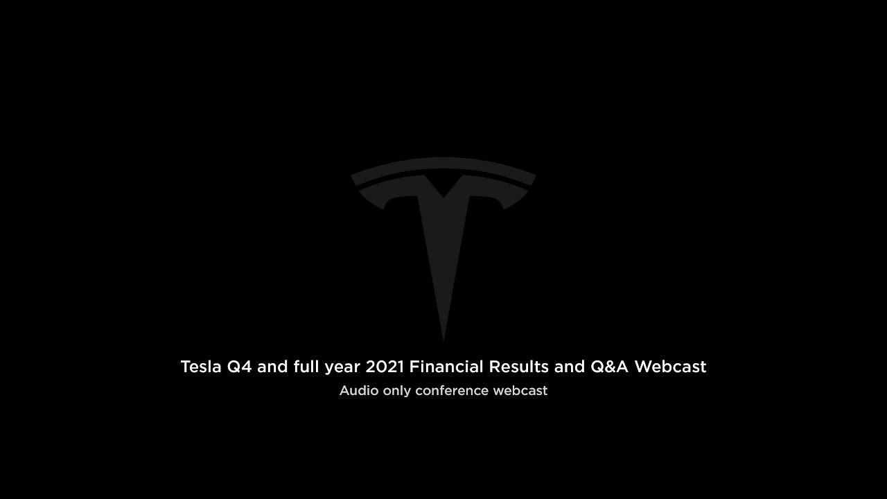 image 0 Tesla Q4 And Full Year 2021 Financial Results And Q&a Webcast