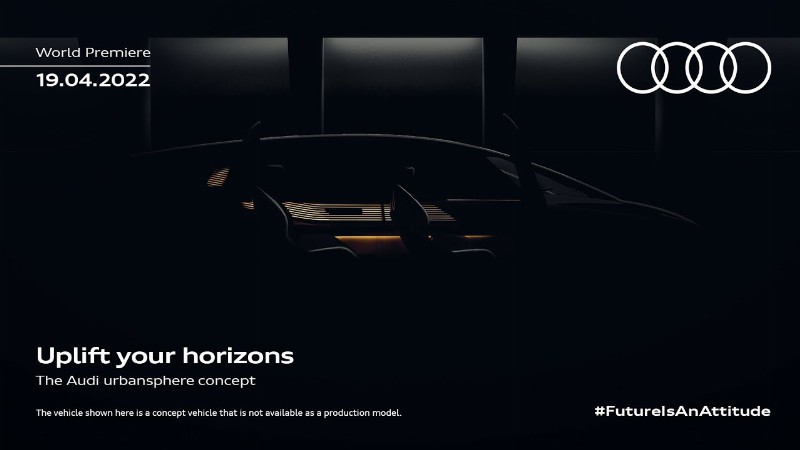 image 0 The Audi Urbansphere Concept: World Premiere