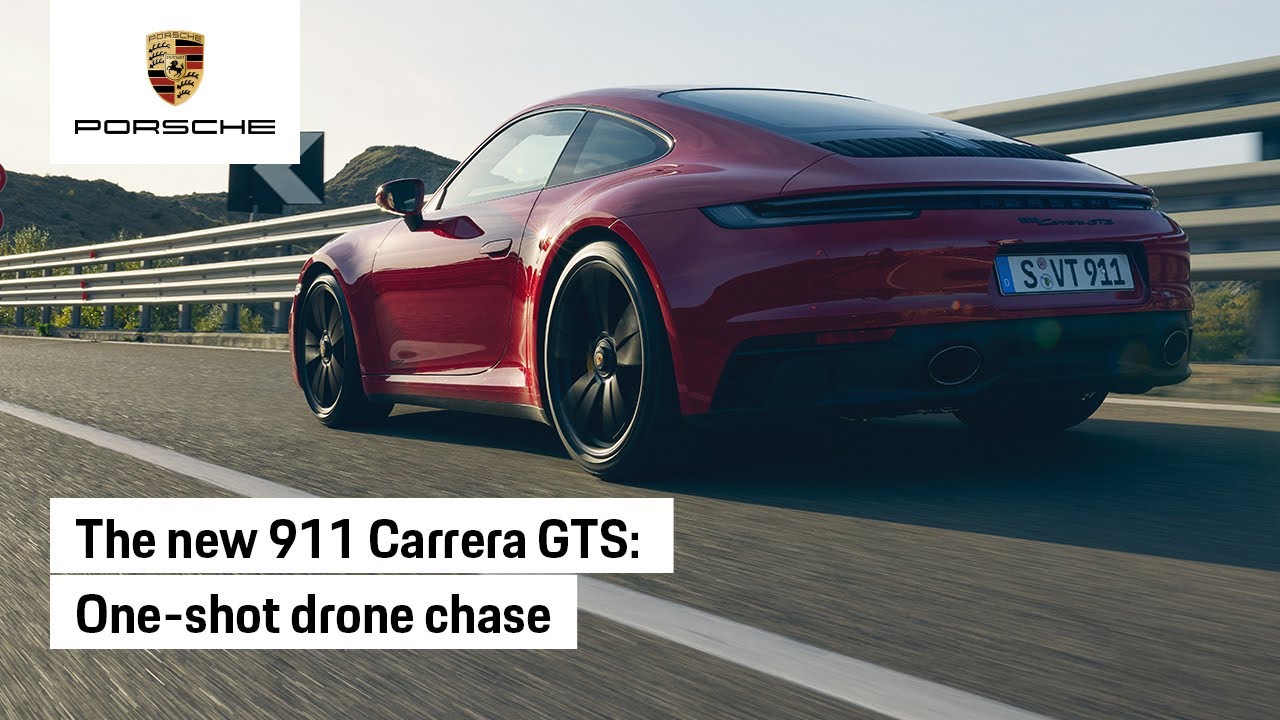 image 0 The new 911 Carrera GTS: Drone POV