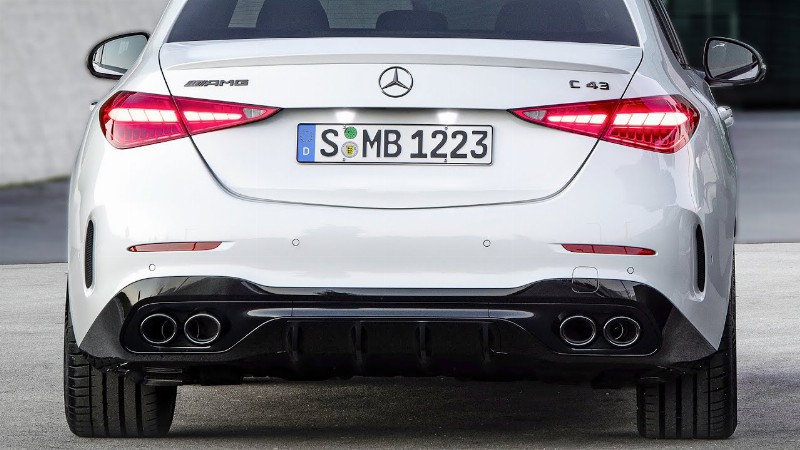 The New Mercedes-amg C43 4matic (2023) Sound Interior And Exterior Details