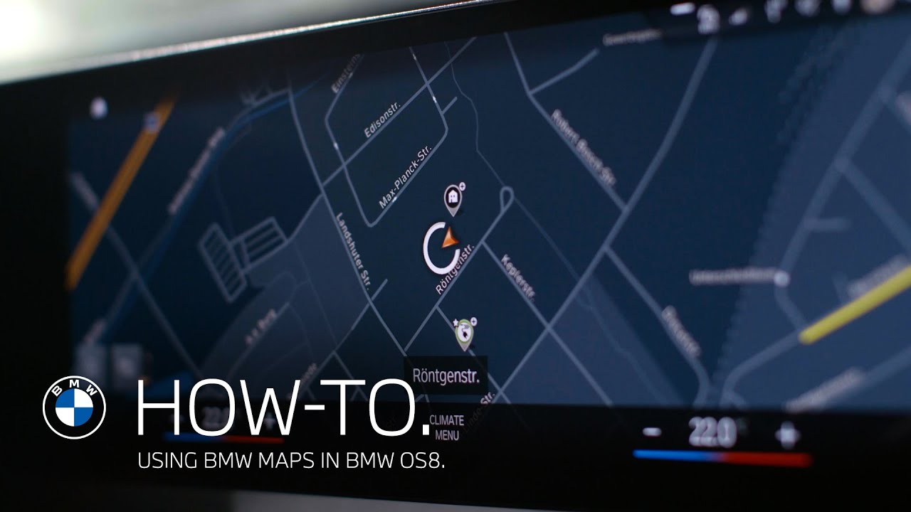 Using Bmw Maps In Bmw Operating System 8 : Bmw How-to