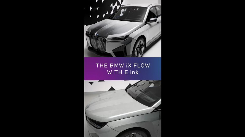 image 0 Using The Power Of Your 🧠 To Control 🎨?! The Bmw Ix Flow With E Ink. #shorts #bmw