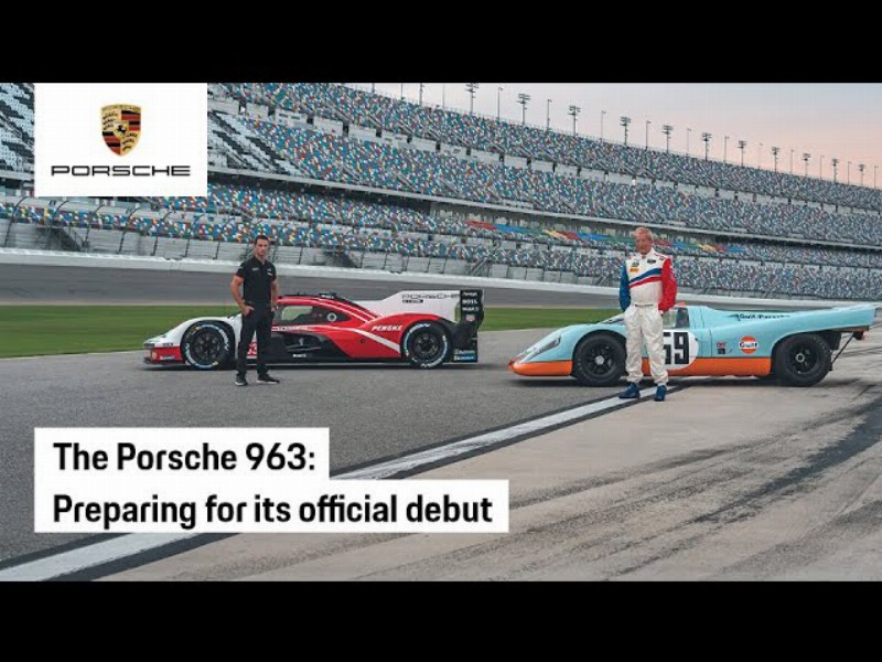 Warming Up The Porsche 963 For The Rolex 24 At Daytona